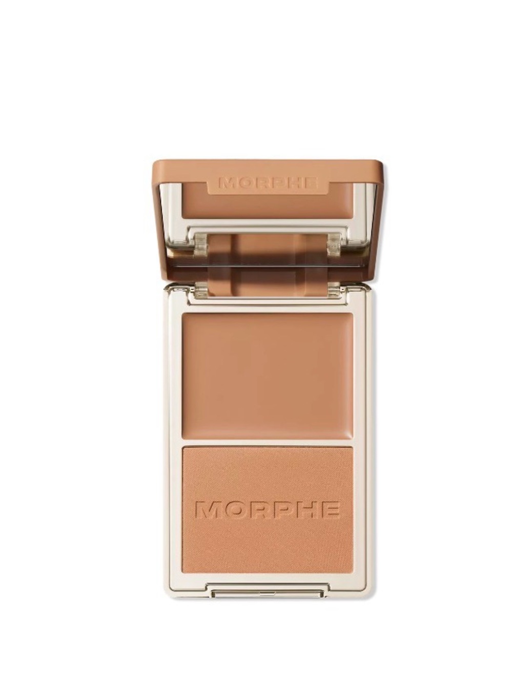 Cheek Thrills Morphe Bronzer & Contour Duo in Maui Surf